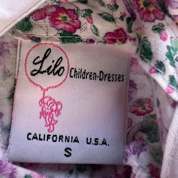 Vintage Lilo California Floral Party Dress - Picture 3 of 5